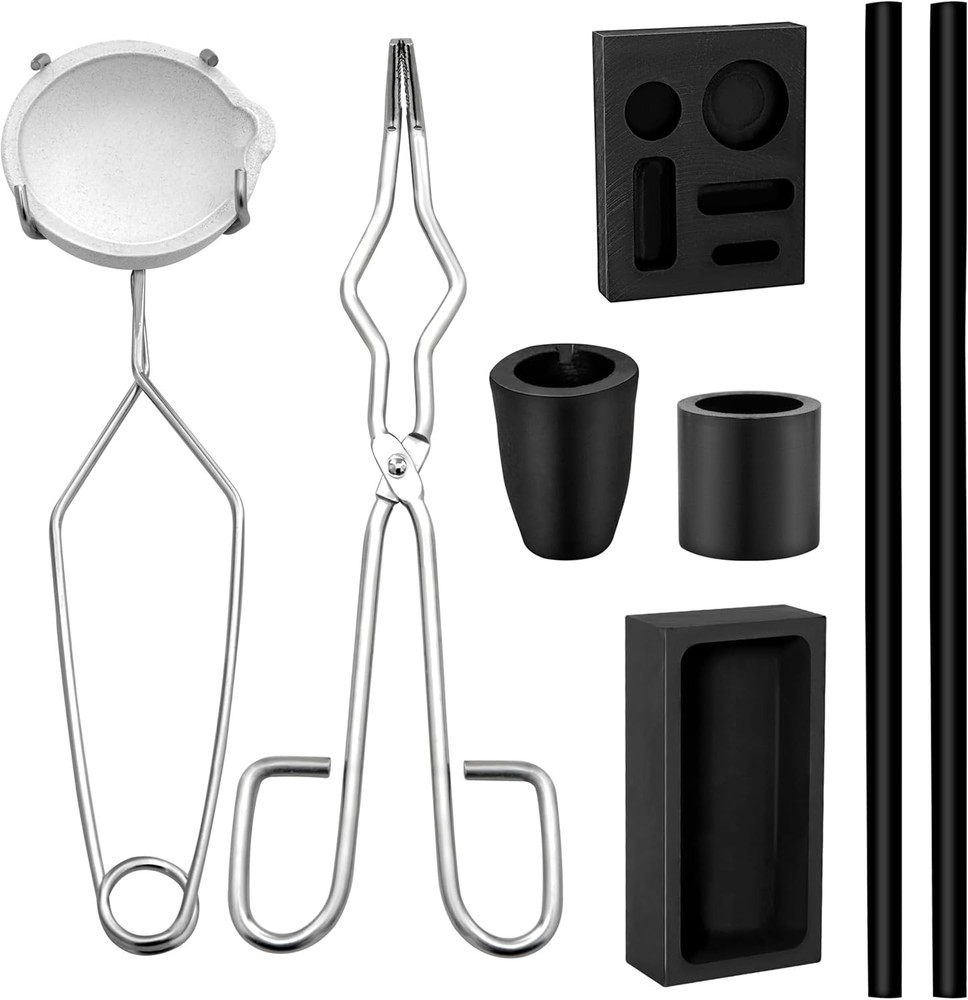 Compact Graphite Torch Melting Casting Kit - Ideal for Gold & Silver Projects
