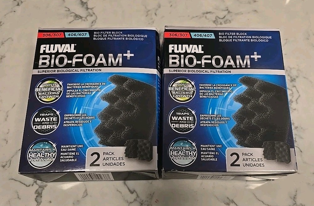 Fluval 306/406 307/407 Bio-Foam Two 2-pack Boxes