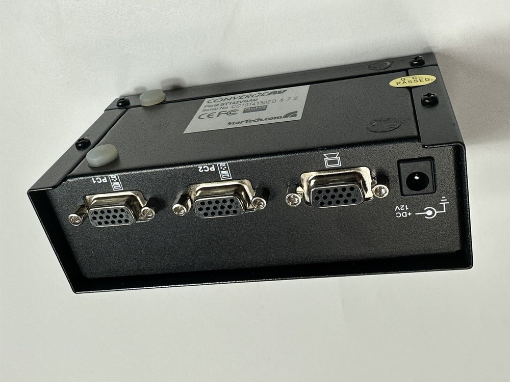 STARTECH CONVERGE AV 2 PORT VGA AUTO SWITCH ST122VGAU Startech.com
