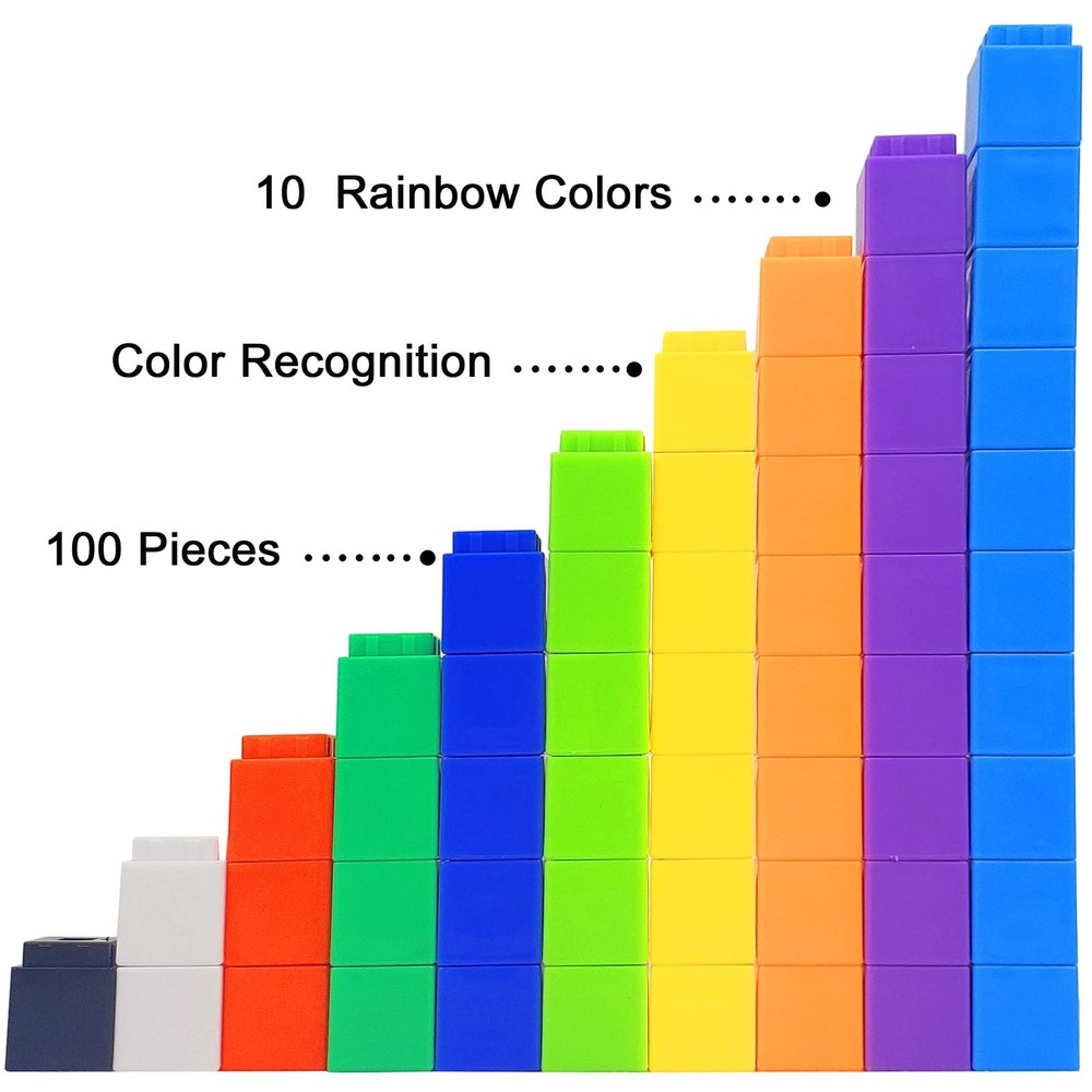Math Manipulatives Counting Cubes, Educational Math Linking Cubes, Classroom ...