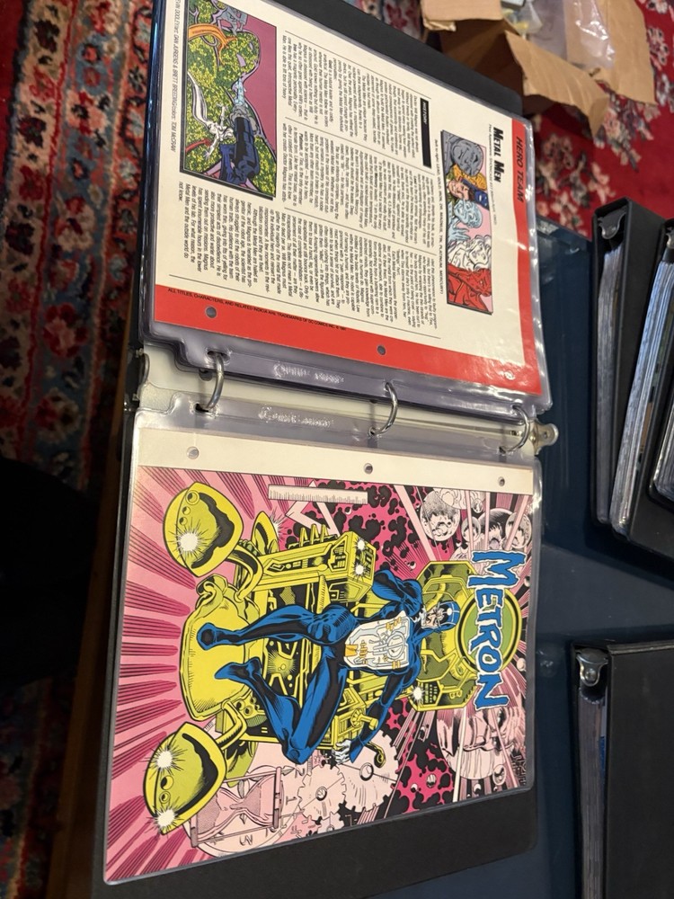 Comic Book Bio Binders