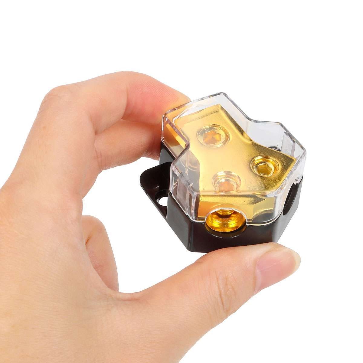 CarAudio Splitter Amp Power 0/2/4 Gauge In 4/6/8 Gauge Out Distribution Block