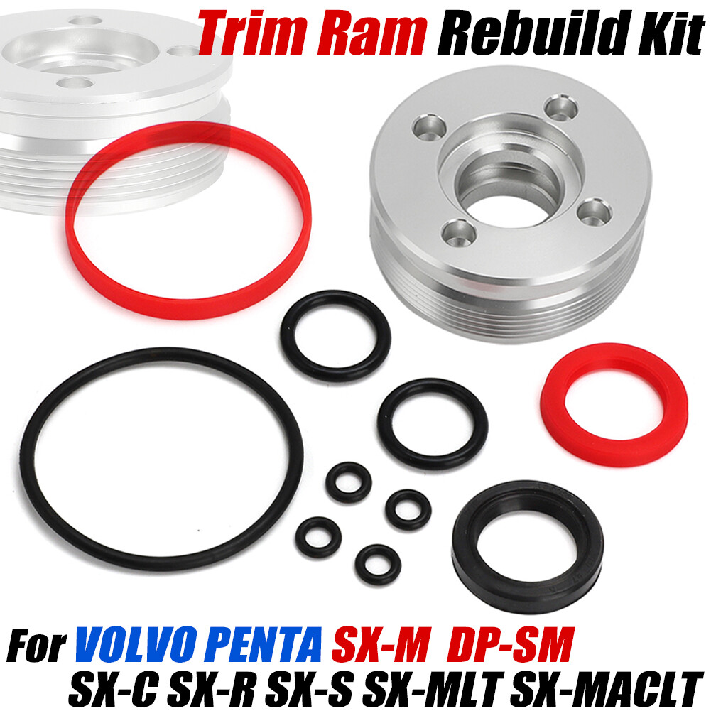 FOR VOLVO PENTA SX-M DP-SM CYLINDER TRIM RAM REBUILD KIT 3857470 3857471 3854247