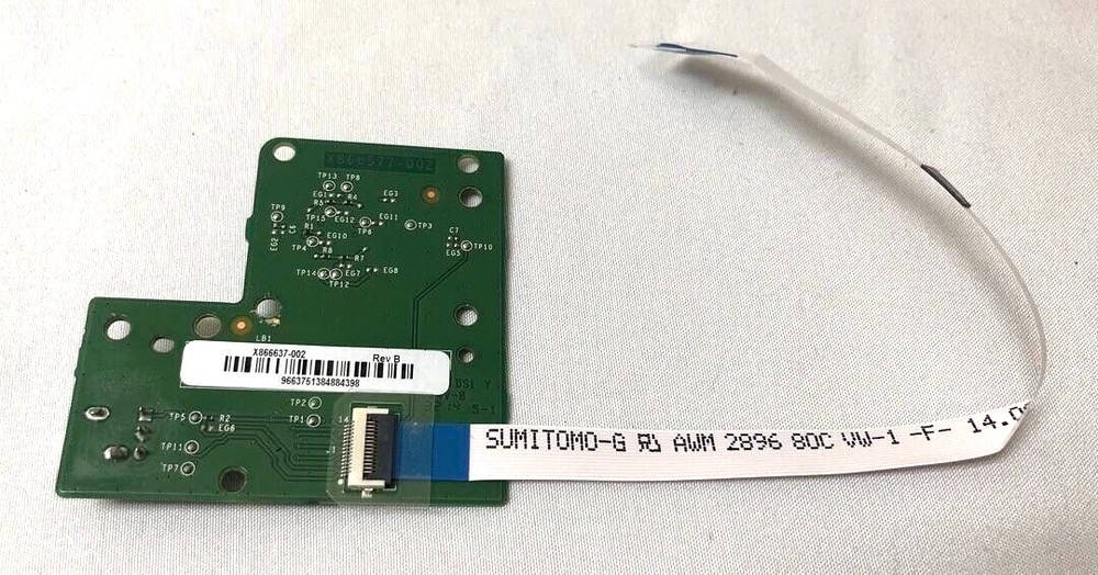 OEM Microsoft Xbox 360E 1538 Front POWER BUTTON BOARD + Cable 360 E X866577-002