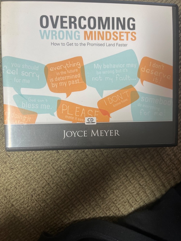 Overcoming Wrong Mindsets Joyce Meyer 4 cd set