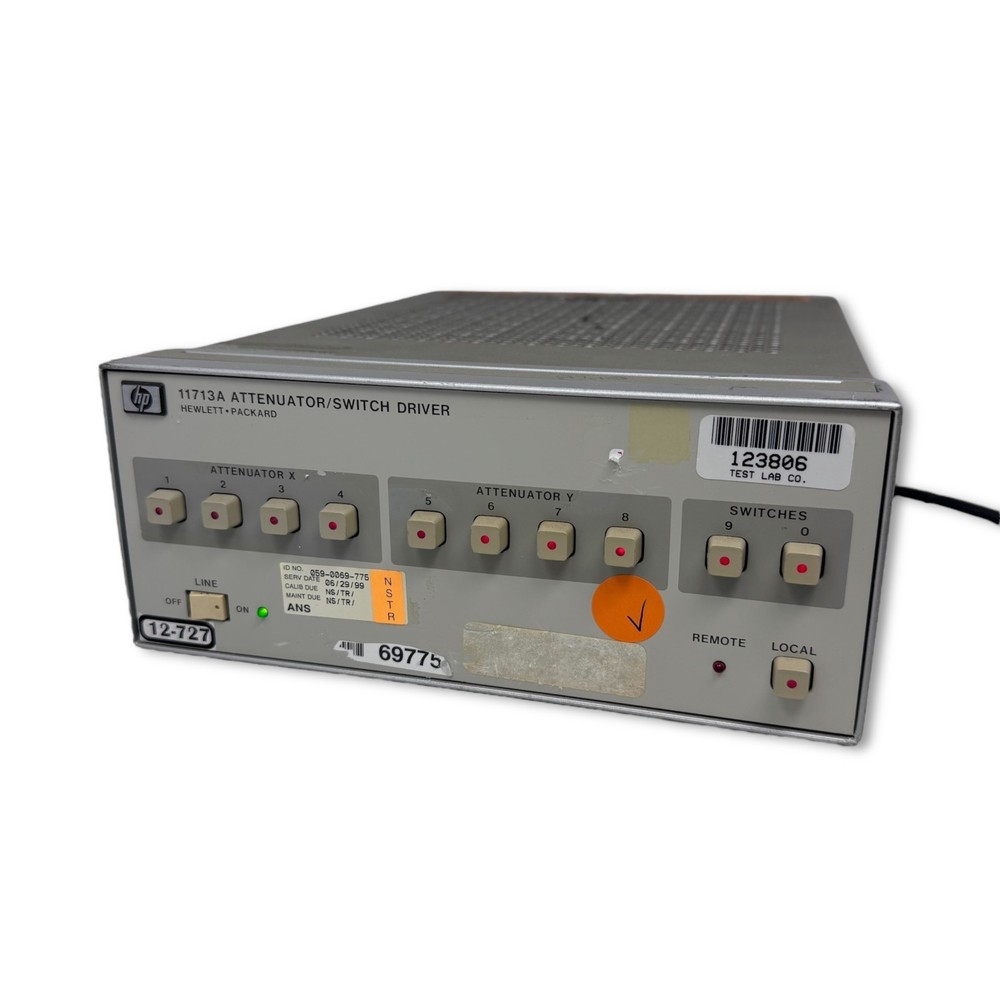 HP 11713A Attenuator Switch Driver GPIB HPIB 24V RF Test Controller Agilent Lab