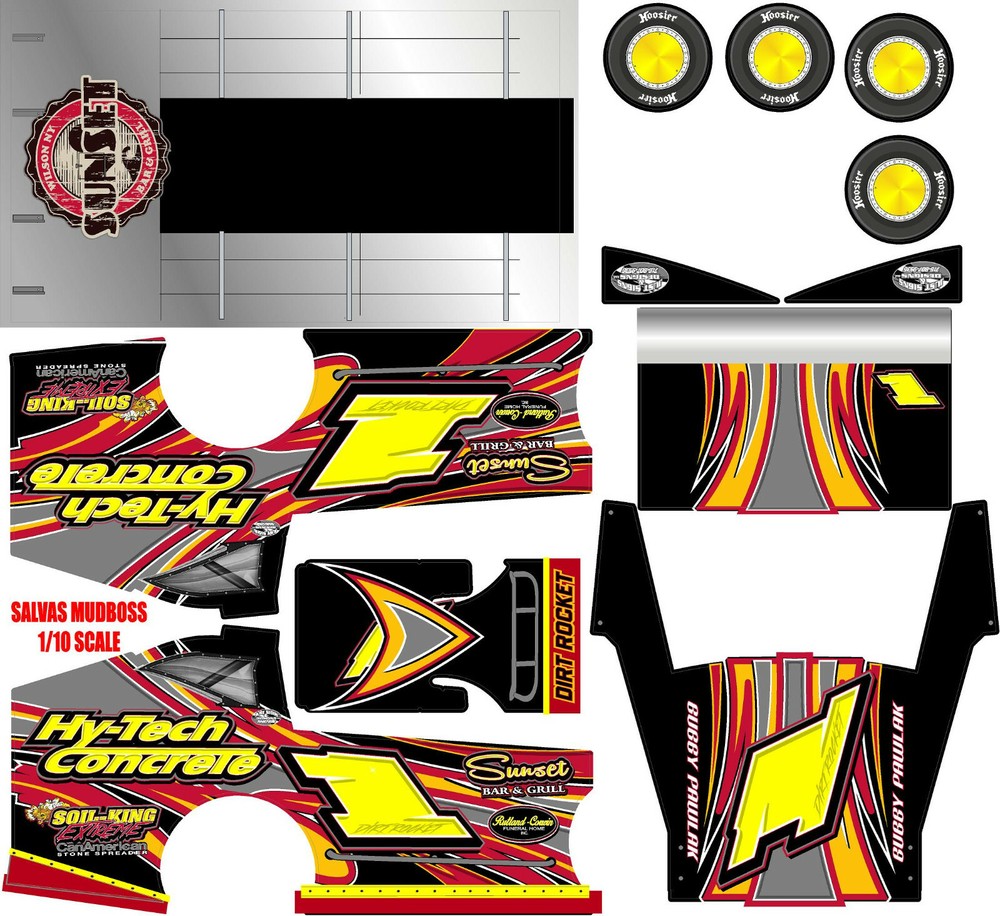 SALVAS MUDBOSS TRAXXAS SLASH BUBBY PAWLACK