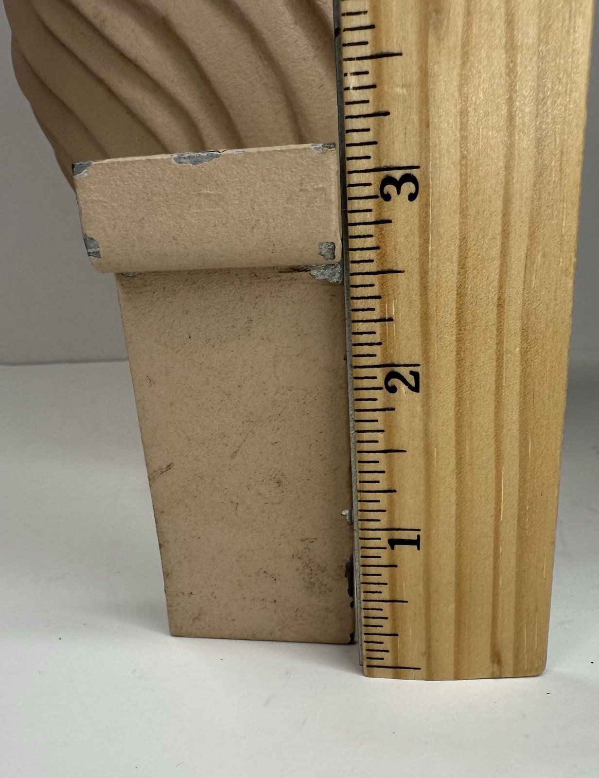 Mannequin Head Male Hard Plastic Metal Bracket Vintage Store Display