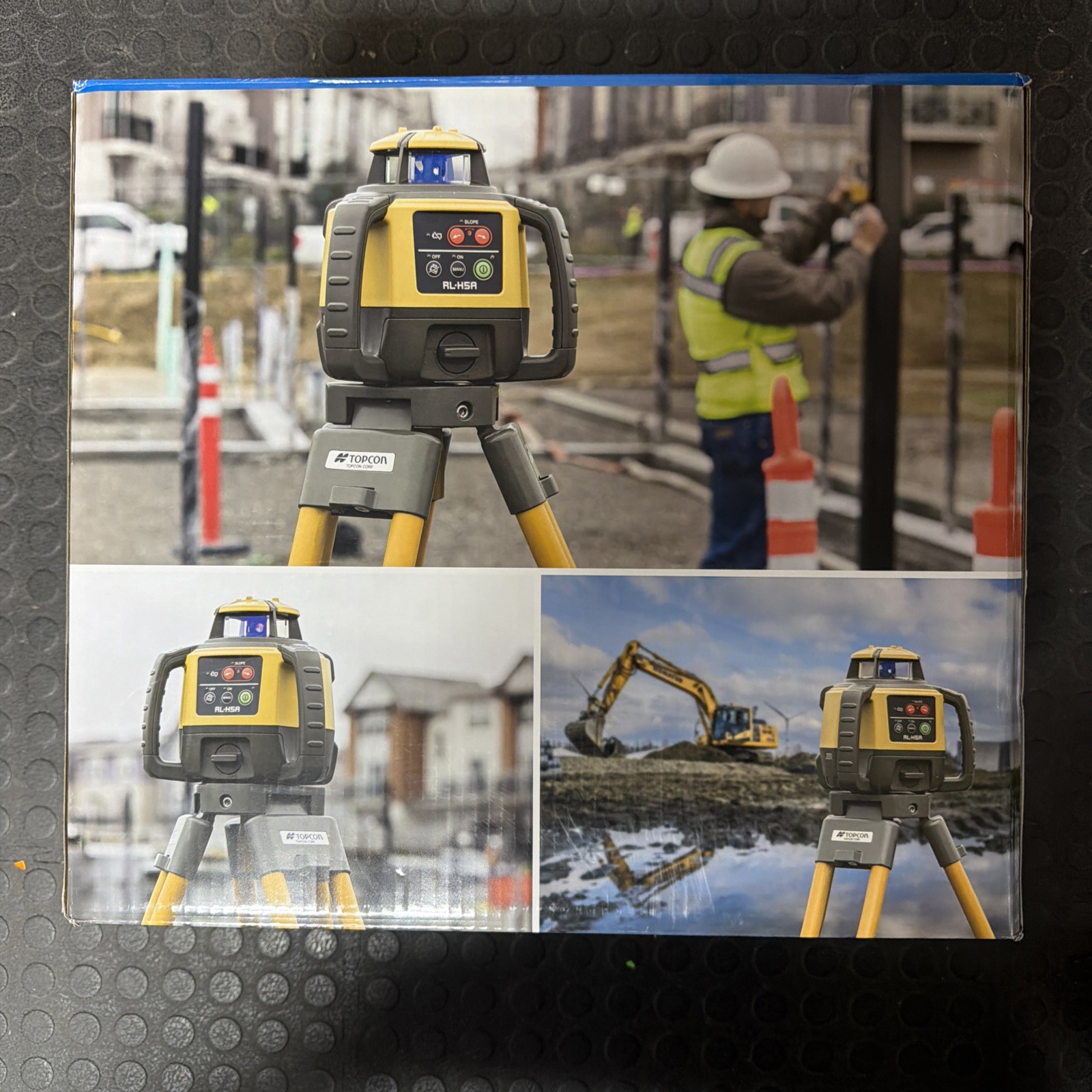 Topcon RL-H5A Horizontal Self-Leveling Rotary Laser Kit w/ LS-80X Receiver New