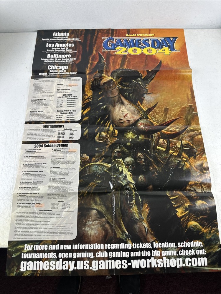 Games Workshop "Gamesday 2004" Promo Poster