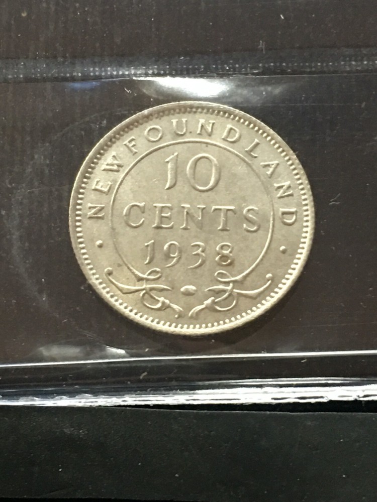 1938 ICCS Graded Newfoundland ¢10 Cent **MS-63**