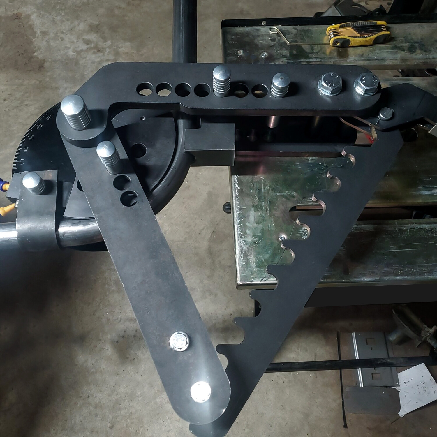 Steel Black Oxide Coating Manual Pipe and Tube Bender Ratcheting style