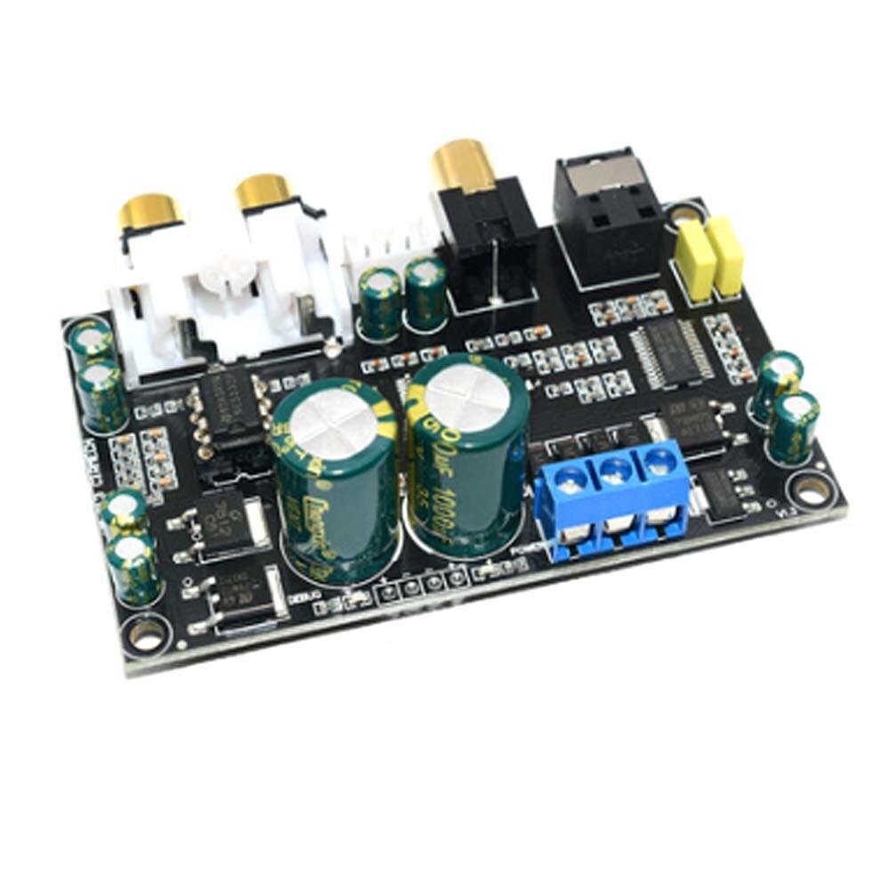 CS8416 + CS4398 24BIT/192KHZ Optical Fiber / Coaxial Decode Board DAC Decoder HQ