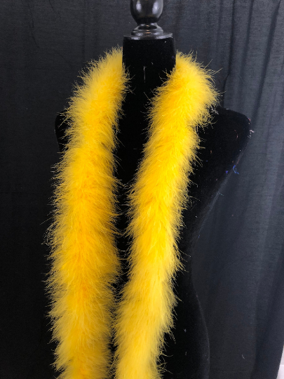 30 Gram Marabou Feather Boa, 2 Yard-Long Dancing Wedding Crafting Party Dress Up