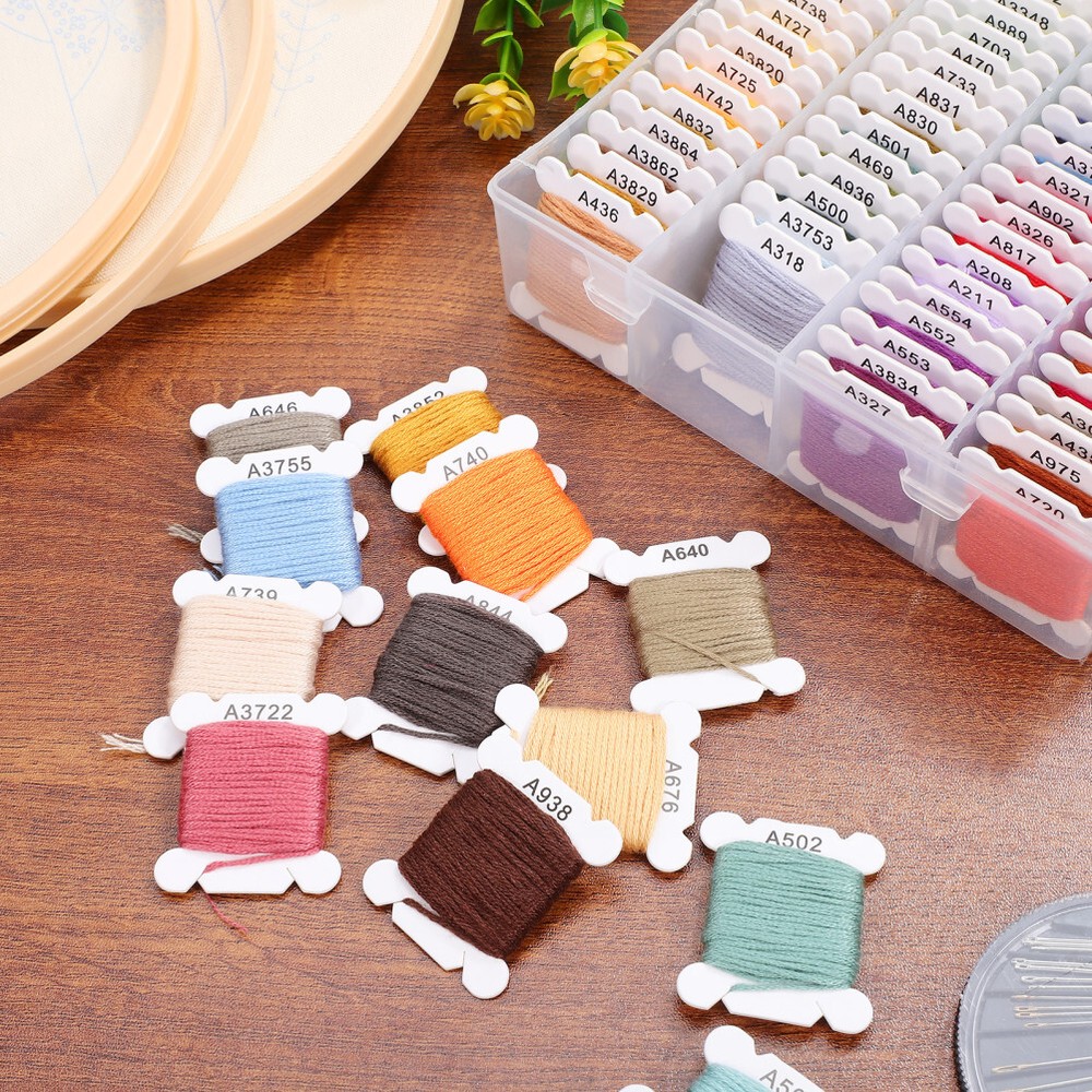 1 Box 80 Color Embroidery Thread Yarn Thread Sewing Thread Sewing Machine Thread