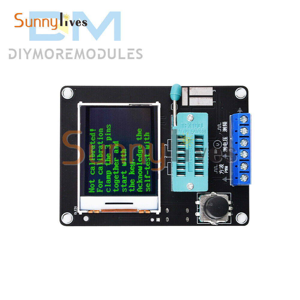 GM328A Transistor Tester Diode Capacitance Inductance ESR Volt Frequency Meter