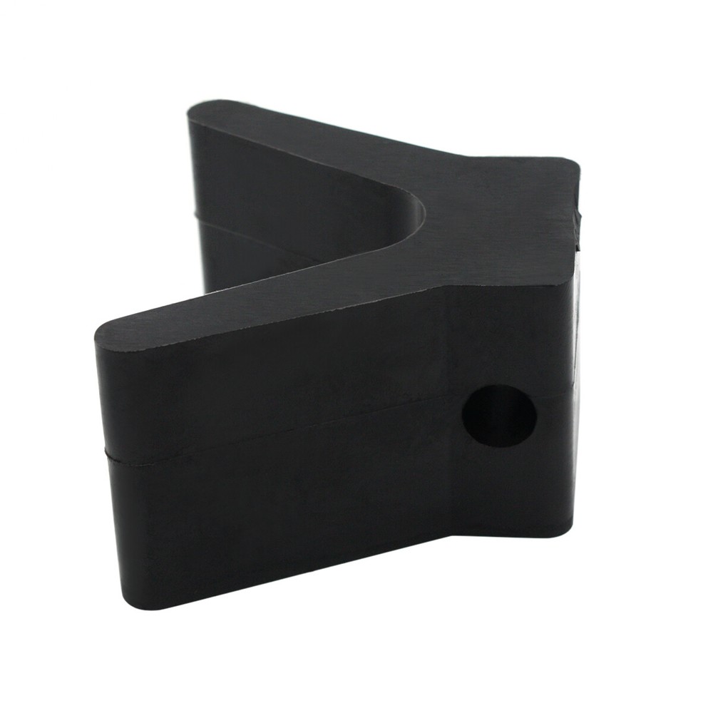 2" Polyurethane Non Marking Rollers Boat/Trailer "V" Bow Stop  3/8" Shaft