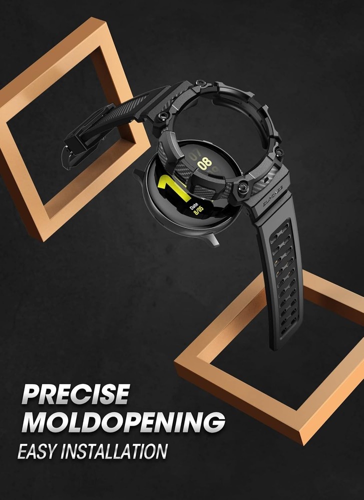 Shockproof Case with Strap Bands for Galaxy Watch 4