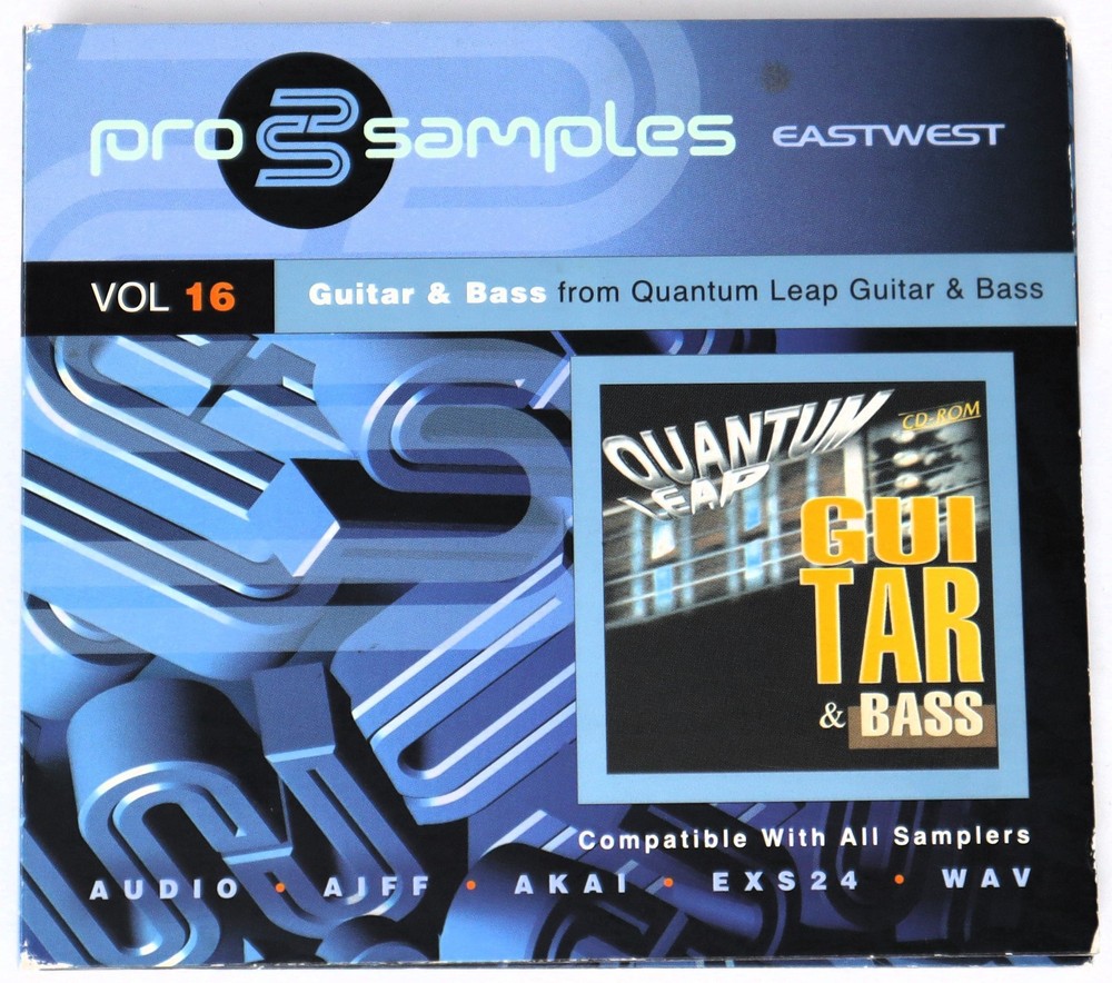 East West Pro Samples 16 Guitar & Bass Sample Library/Sound Library/Sampling CD
