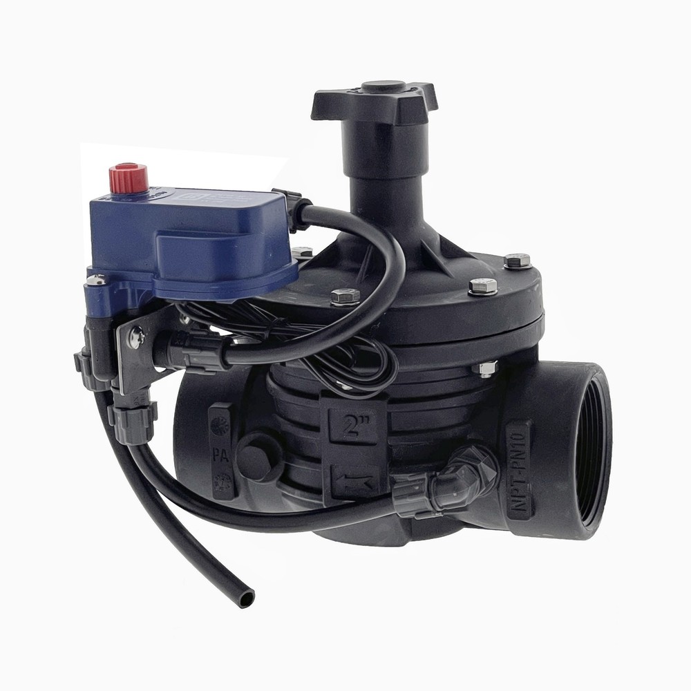 Drip Depot 2" Plastic Inline Globe Valve