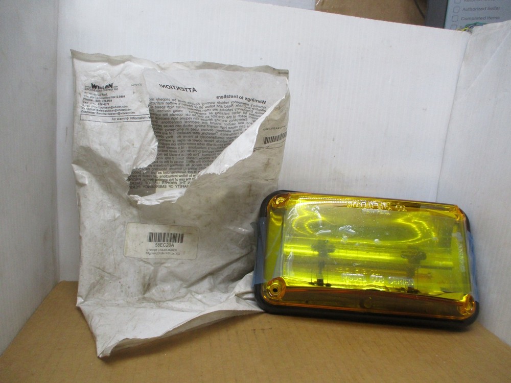 WHELEN 58ec20ar 508e LINEAR STROBE AMBER