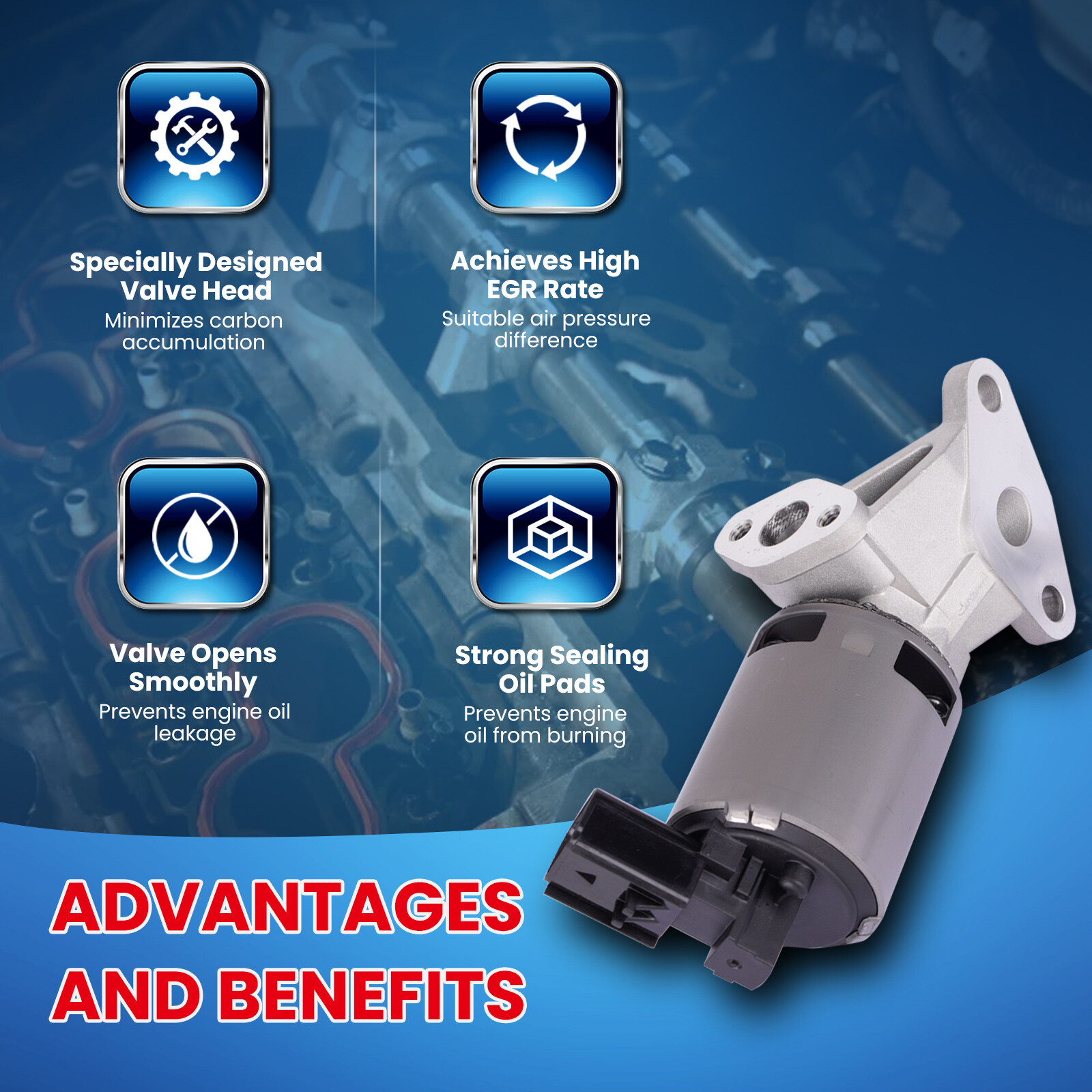 EGR Valve for 03-10 Chrysler Aspen 300 Dodge Ram Magnum Durango Charger 5.7L