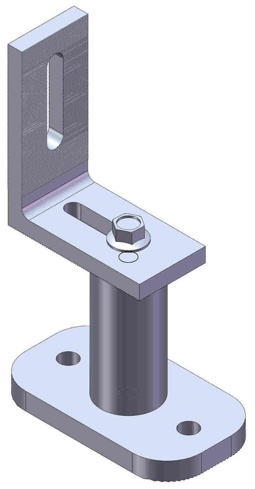 Magerack 4" Standoff with L Bracket Solar Panel Module PV Mounting Racking 10 pc
