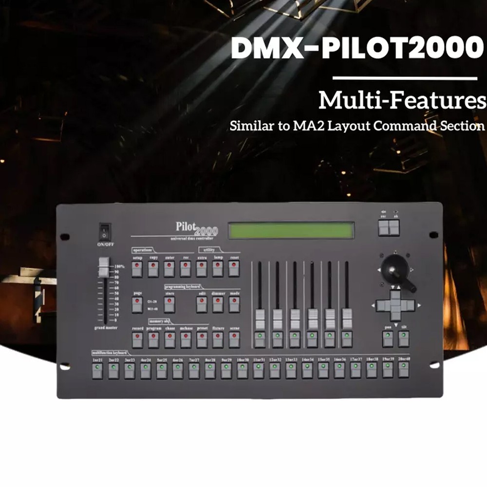 For Pilot 2000 DMX Controller DJ Lighting Console For Moving Head Stage Lights