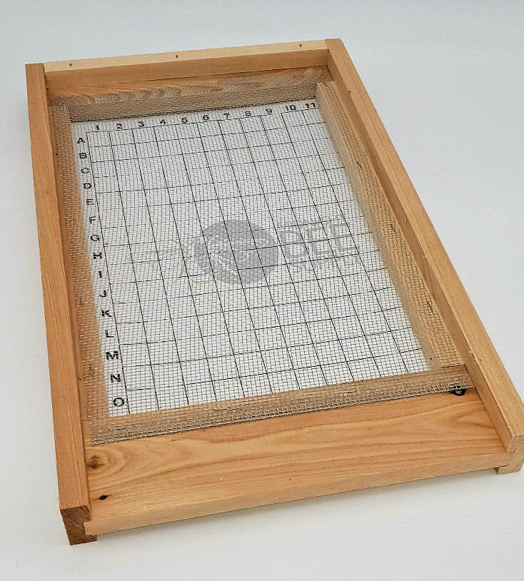 Screened IPM Bottom Board 8 Frame CYPRESS Bee Hive Langstroth