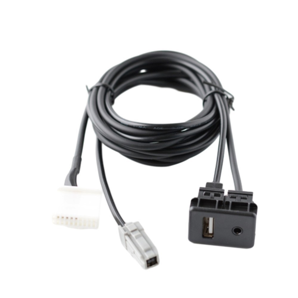 Convenient Dash Panel Wire Harness Cable for Toyota AUX USB Audio Adapter