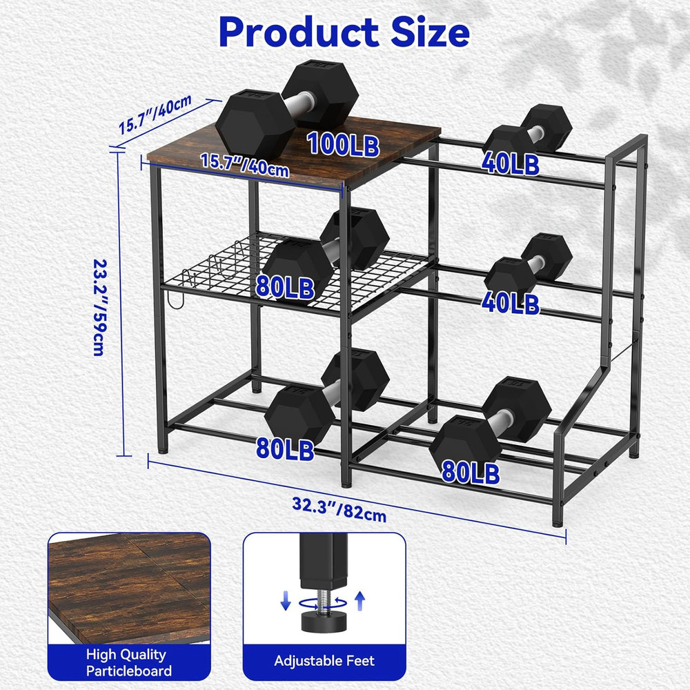 3D Printer Stand with Filament Storage Rack, 3D Printer Table with Shelves and 3