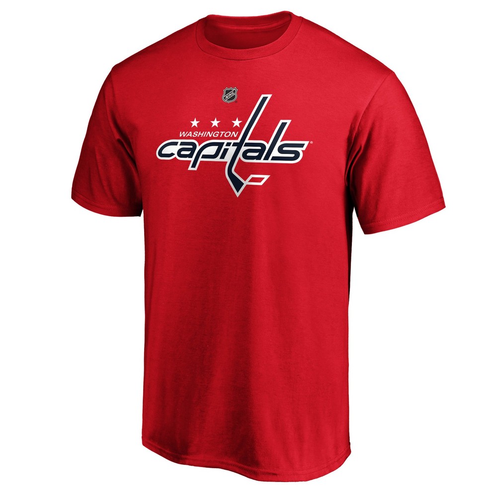 Men's Tom Wilson Red Washington Capitals Team Authentic Stack Name & Number