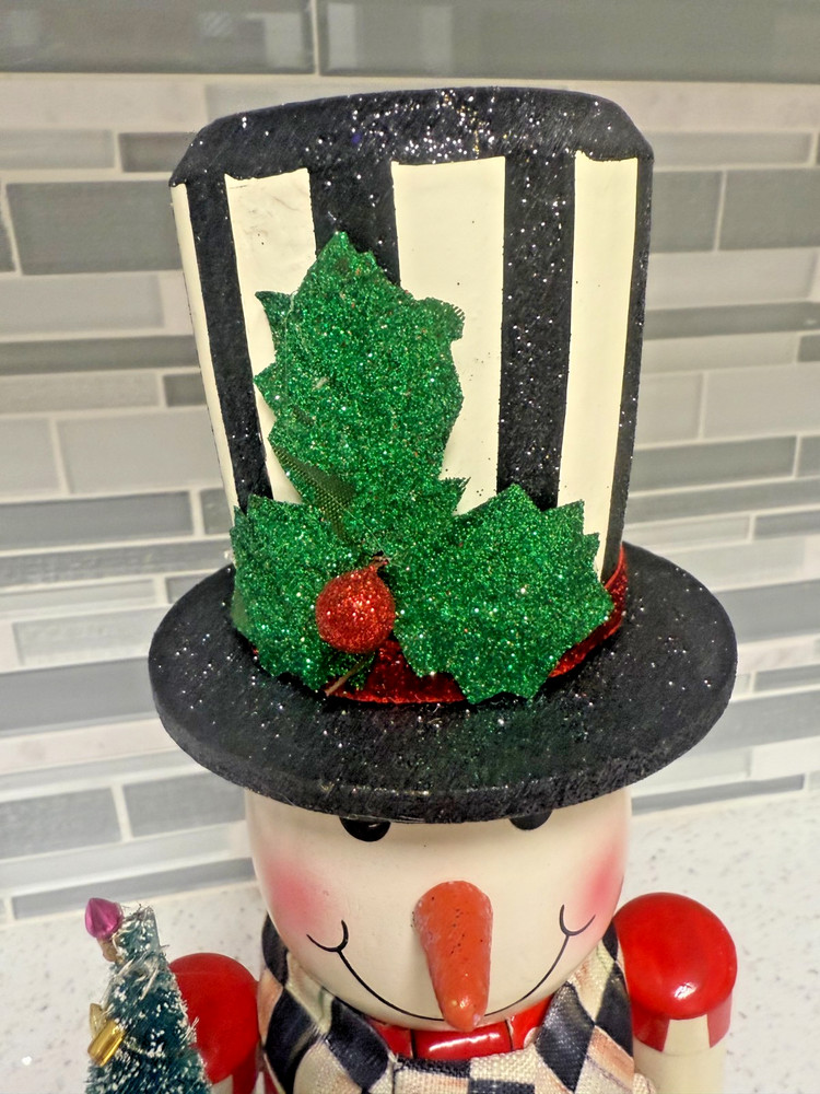 MacKenzie Childs Snowman Nutcracker