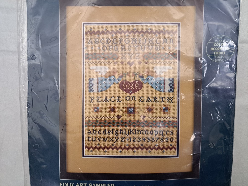 Sunset Needlepoint Kit - Folk Art Sampler #12106