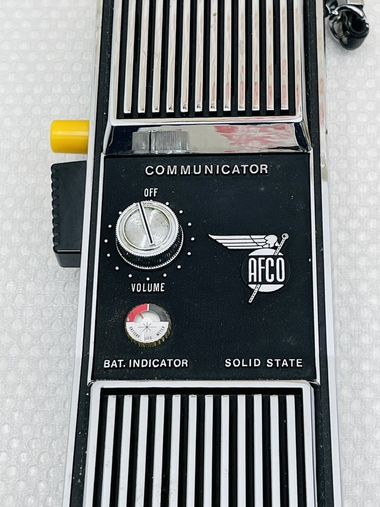 AFCO ELECTRONICS Two-Way Transistorized Tranceiver Walker - Talkie CB9C Untested