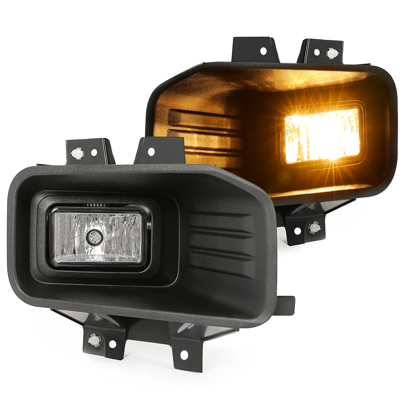 Halogen Fog Lights Driving Lamps Left & Right W/Bulbs For 2018-2020 Ford F-150