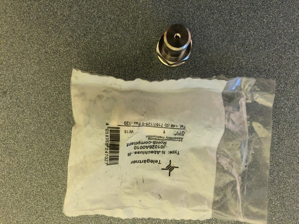 Telegartner J01026A0010 2 W N-TYPE TERMINATION PLUG