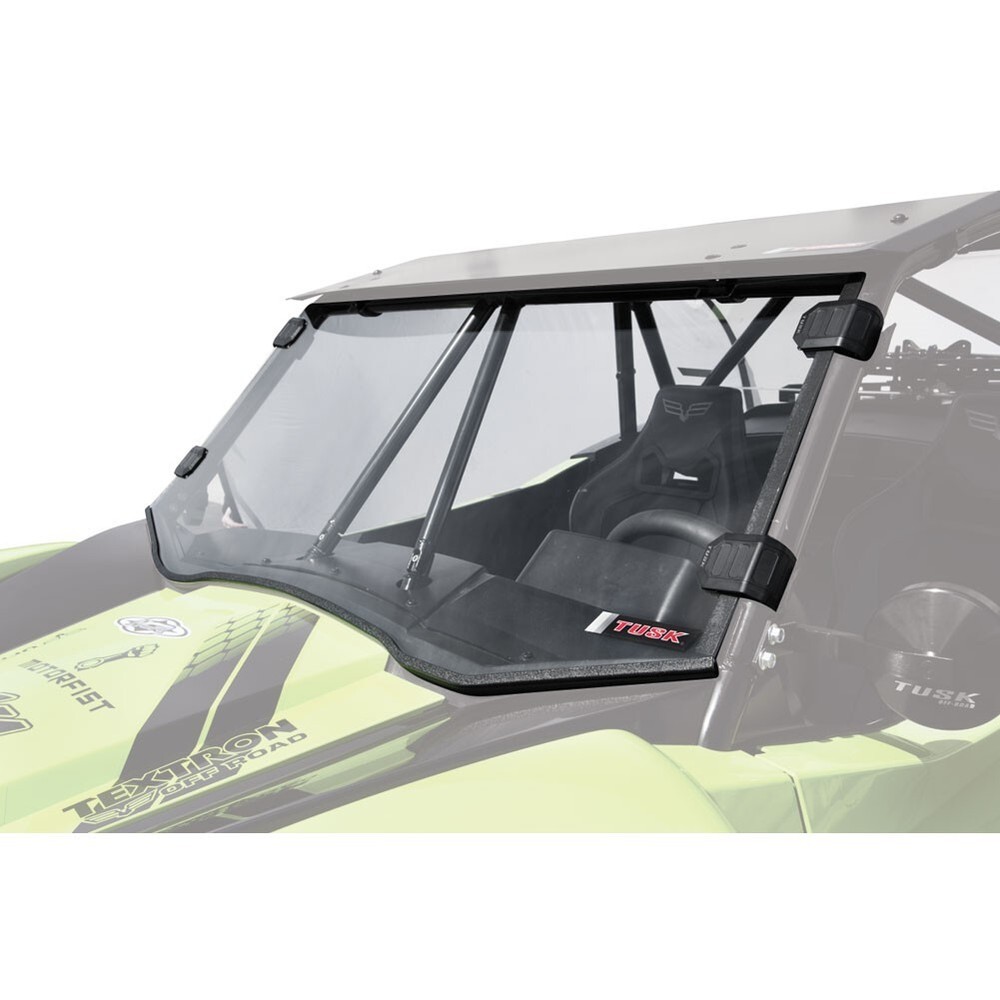 Tusk Removable Full Windshield Clear - Scratch Resistant fits Textron Wildcat