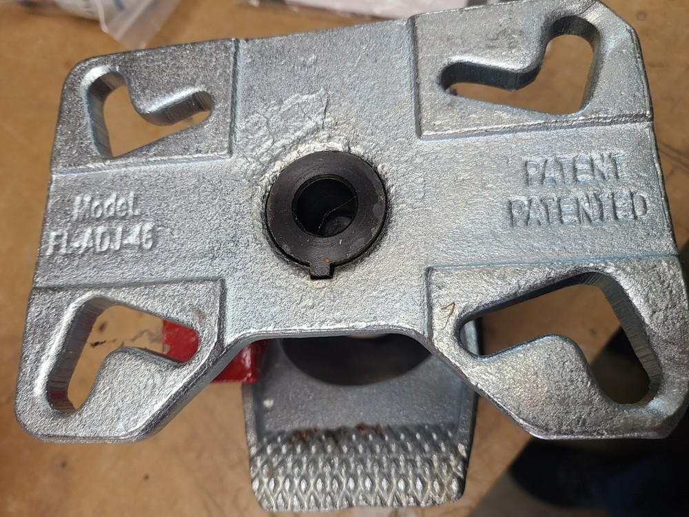 Workbench Heavy Dulty Lock-down Foot - Stop and Stabilizer - PAIR - w/plate