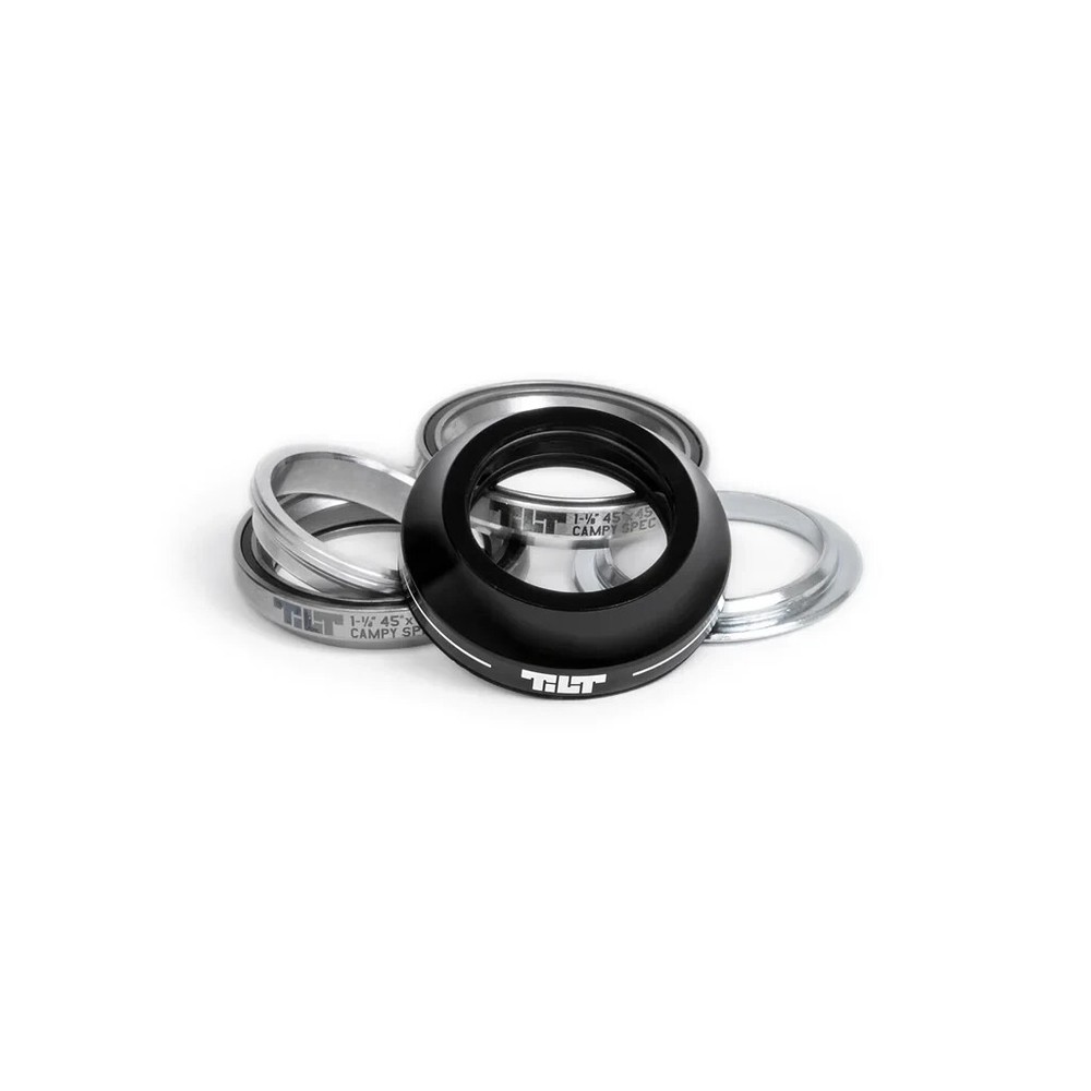 TILT INTEGRATED SEALED SCOOTER TALL STACK HEADSET - 1-1/8" - BLACK