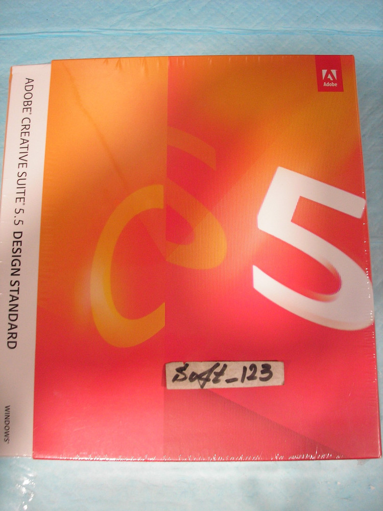 Adobe Creative Suite 5.5 CS5.5 Design Standard Good Fo 2 Windows PCs =SEALED BOX