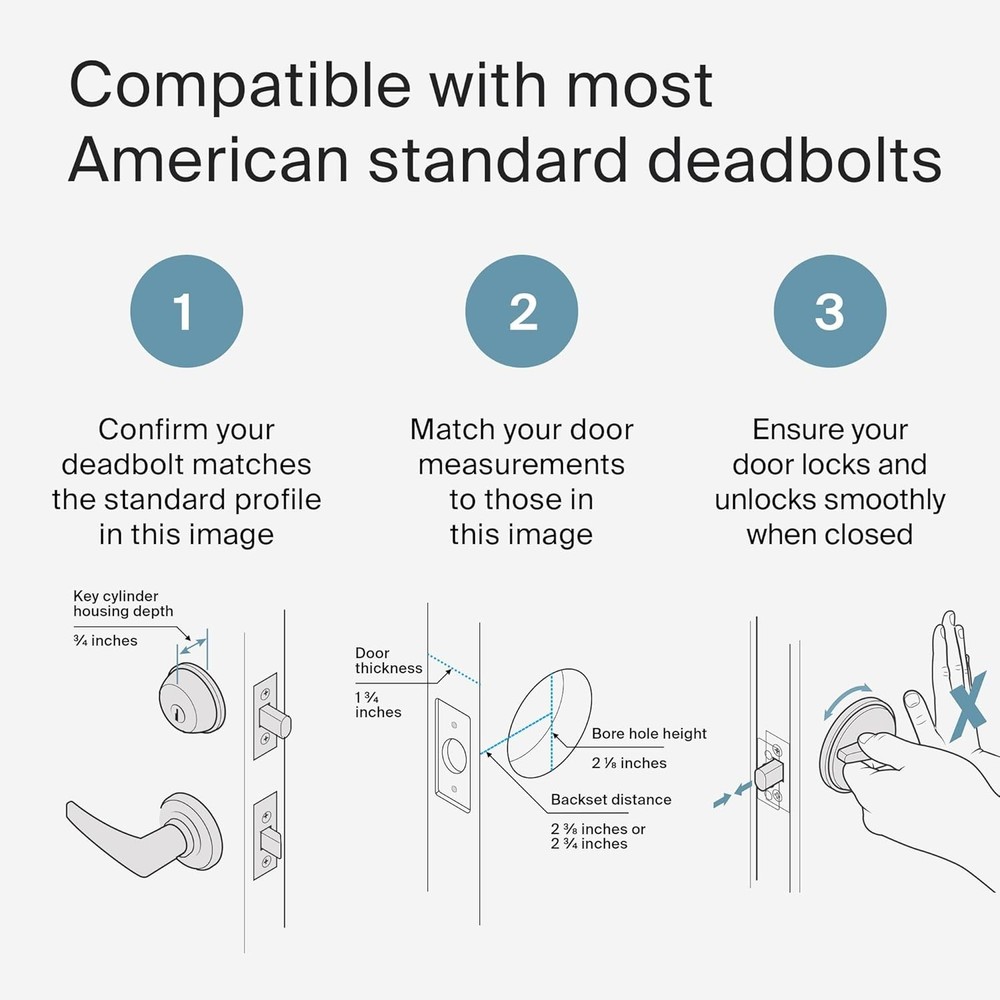 Level Bolt C-D11U A3 Keyless Entry The Invisible Bluetooth Smart Lock Deadbolt E