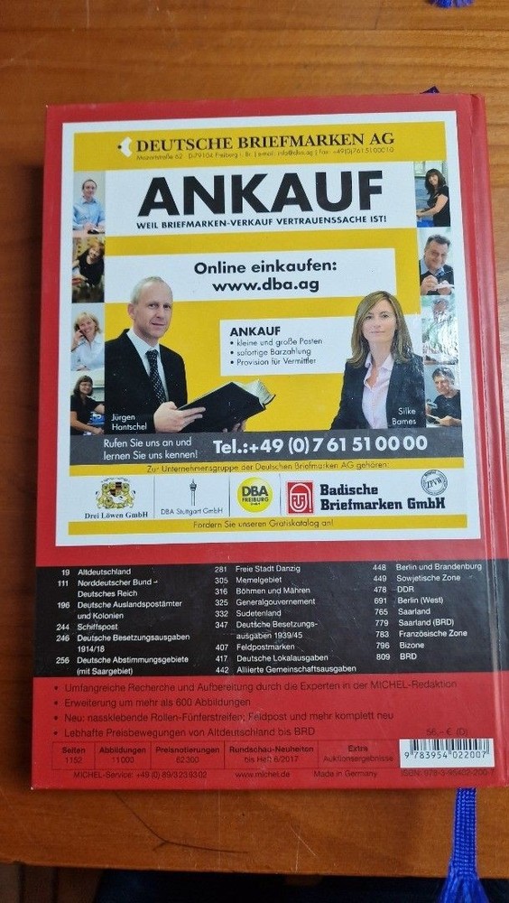 Michel Germany catalogue 2017/18