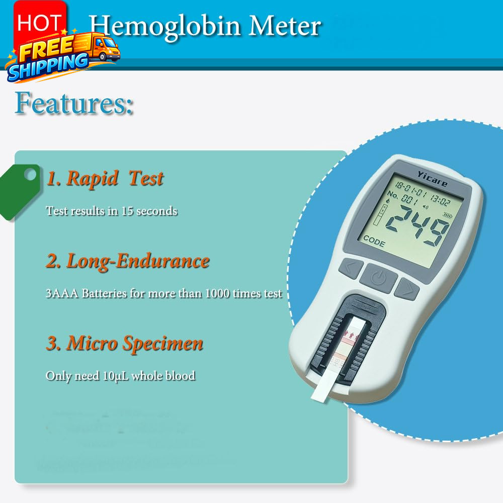 Hemoglobin Meter Hemoglobin Test Meter Hemoglobin Test Kit Hemoglobin Analyzer +