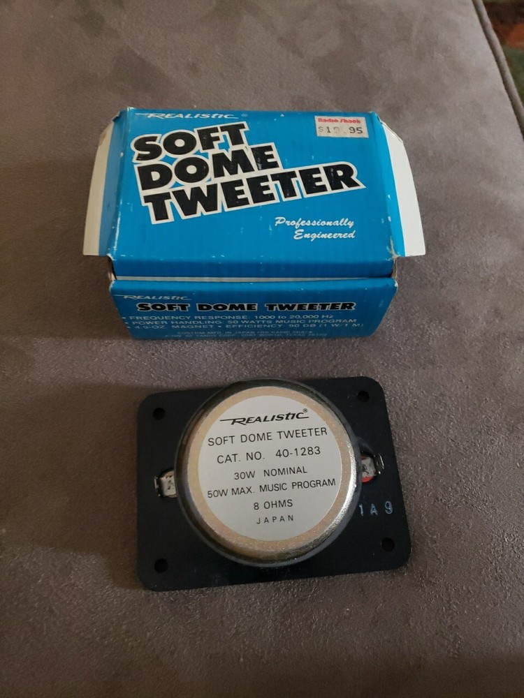 Realistic Soft Dome Tweeter Cat. No. 40-1283