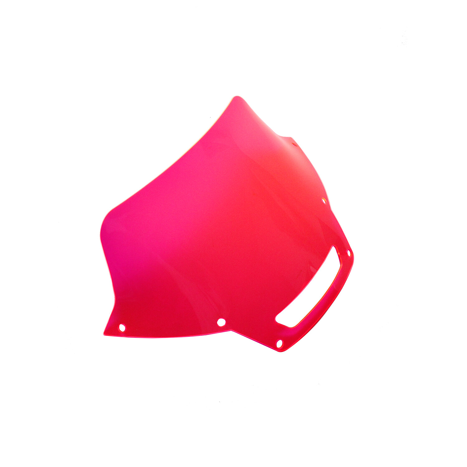 7.0" Pink PMMA Windshield Fits Harley 2022-2024 Low Rider ST FXLRST FXRST