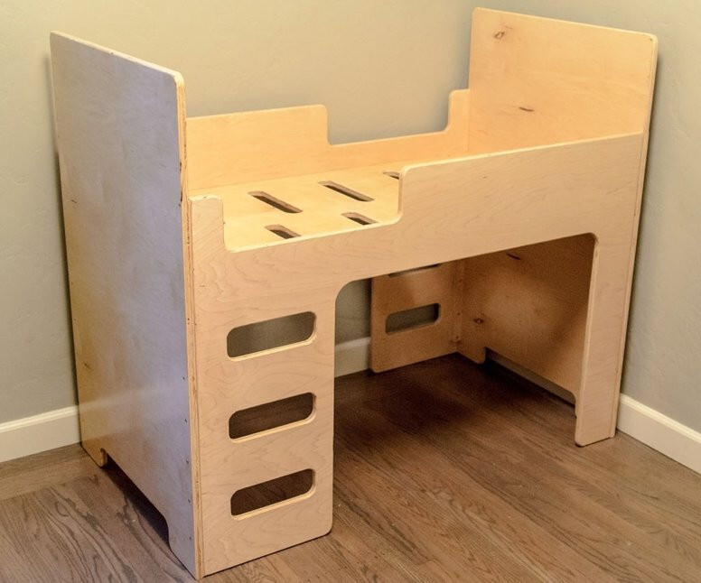 Children's Bed - Router Plotter Cut Vector CNC file 011