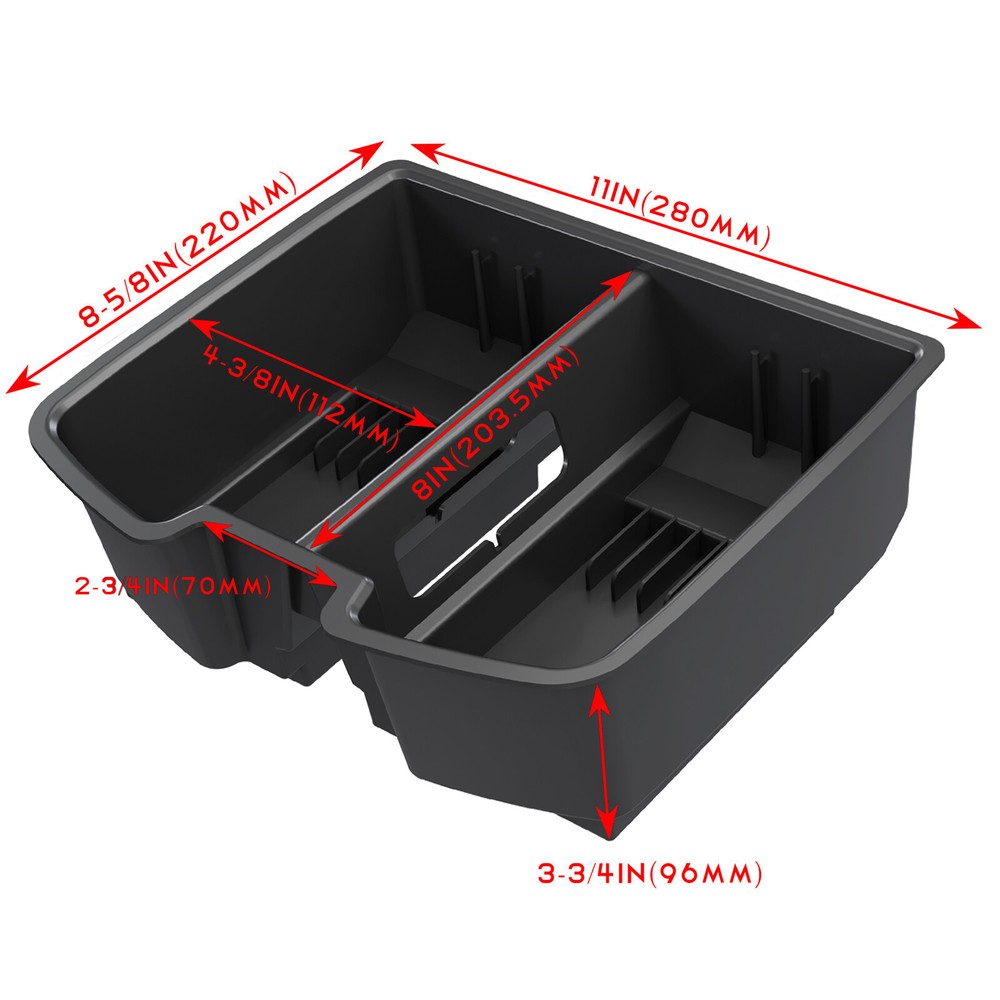 Center Console Interior Armrest Storage Box for 07-13 Avalanche/Silverado/Yukon