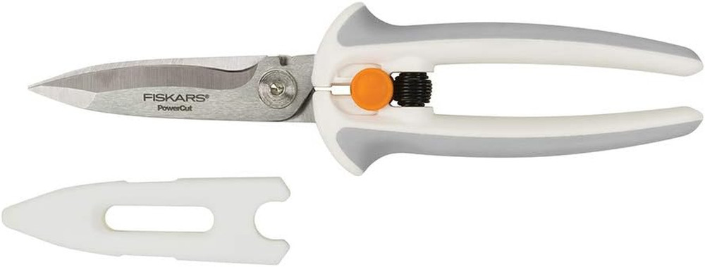Crafts Easy Action Powercut Snips, 8, White/Gray
