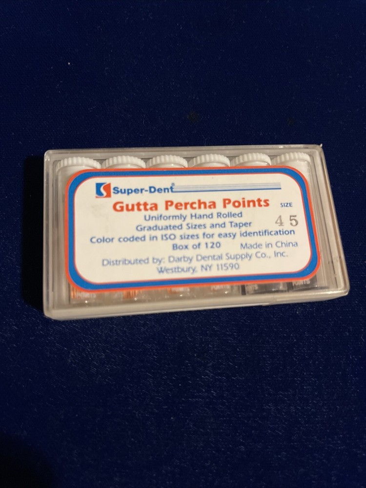 Superdent Gutta Percha points Size 45 Box Of 120